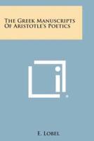The Greek Manuscripts of Aristotle's Poetics