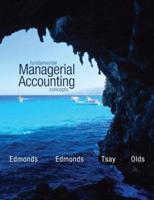 Fundamental Managerial Accounting Concepts With Connect Plus