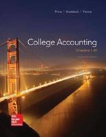 Loose Leaf College Accounting Chapters 1-30 With Connect Access Card