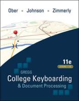 Gregg College Keyboarding & Document Processing (GDP) 11E Office 2016 UPDATE, PLACEHOLDER ISBN, NONSALEABLE