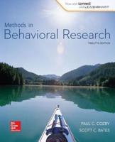 LL Methods in Behavioral Research With Connect Plus Access Card