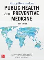 Maxcy-Rosenau-Last Public Health & Preventive Medicine