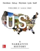 Us: A Narrative History Volume 2 With Connect 1-Term Access Card