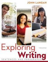Exploring Writing: Sentences & Paragraphs W/ Connect Writing 3.0 Access Card
