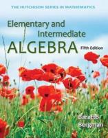 Elementary & Intermediate Algebra With Aleks 18 Week Access Card