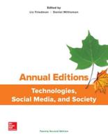 Annual Editions: Technologies, Social Media, and Society