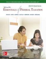 Loose Leaf for McGraw-Hill's Essentials of Federal Taxation 2019 Edition