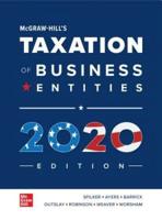 Loose Leaf for McGraw-Hill's Taxation of Business Entities 2020 Edition