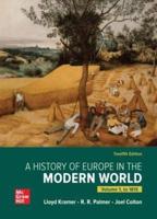 Looseleaf for a History of Europe in the Modern World, Volume 1