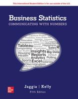 Business Statistics: Communicating With Numbers ISE