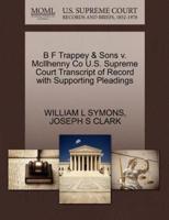 B F Trappey & Sons v. McIlhenny Co U.S. Supreme Court Transcript of Record with Supporting Pleadings