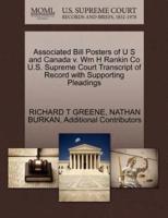 Associated Bill Posters of U S and Canada v. Wm H Rankin Co U.S. Supreme Court Transcript of Record with Supporting Pleadings