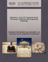 Nardone v. U S U.S. Supreme Court Transcript of Record with Supporting Pleadings