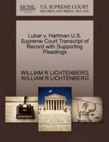 Lubar v. Hartman U.S. Supreme Court Transcript of Record with Supporting Pleadings