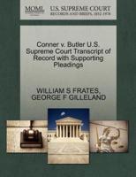 Conner v. Butler U.S. Supreme Court Transcript of Record with Supporting Pleadings