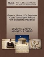 Green v. Illinois U.S. Supreme Court Transcript of Record with Supporting Pleadings