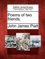 Poems of Two Friends.