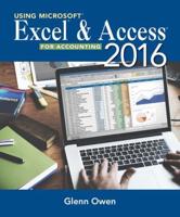 Using Excel & Access 2013 for Accounting