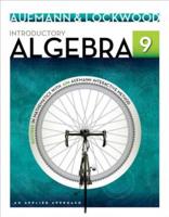 Student Workbook for Aufmann/Lockwood's Introductory Algebra: An Applied Approach, 9E