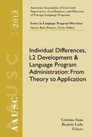 Issues in Language Program Direction 2013