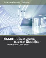 Essentials of Modern Business Statistics With Microsoft Office Excel