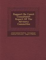 Rapport Du Comit Consultatif