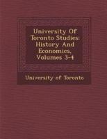 University Of Toronto Studies