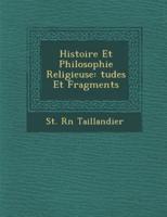 Histoire Et Philosophie Religieuse