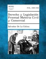 Derecho Y Legislacion Procesal Materia Civil Y Comercial