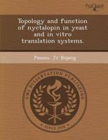 Topology and Function of Nyctalopin in Yeast and in Vitro Translation Syste