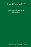 Jean Corston MP Speeches to Parliament 1992 to 2005