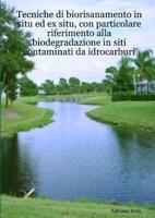 Tecniche Di Biorisanamento in Situ Ed Ex Situ, Con Particolare Riferimento Alla Biodegradazione in Siti Contaminati Da Idrocarburi