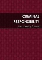 Criminal Responsibility