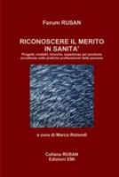 RICONOSCERE IL MERITO IN SANITA'