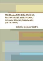 PROGRAMACIÓN DIDÁCTICA DEL ÁREA DE INGLÉS Para SEGUNDO CICLO DE EDUCACIÓN INFANTIL. (De 3 a 5 Años)