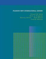 Visual C# 2010 How to Program: Pearson New International Edition