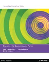 Environmental Economics and Policy