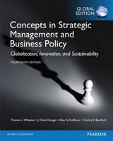 Concepts in Strategic Management and Business Policy