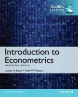 Introduction to Econometrics, Update With MyEconLab, Global Edition