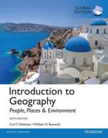 MasteringGeography --Access Card --For Introduction to Geography: People, Places & Environment, Global Edition