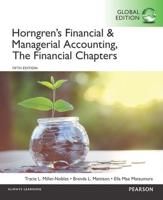 Horngren's Financial & Managerial Accounting. The Financial Chapters