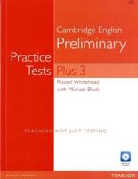 Practice Tests Plus PET 3 With Key and Multi-ROM/Audio CD Pack