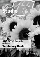 Studio AQA GCSE French Foundation Vocabulary Book (Pack of 8)