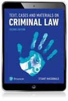 Text, Cases and Materials on Criminal Law eBook