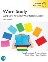 Words Their Way. Word Sorts for Within Word Pattern Spellers