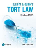 Elliott & Quinn's Tort Law