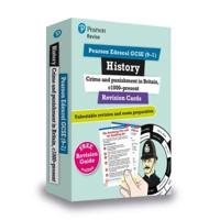 Pearson REVISE Edexcel GCSE History Crime and Punishment in Britain Revision Cards (With Free Online Revision Guide and Workbook): For 2024 and 2025 Exams (Revise Edexcel GCSE History 16)