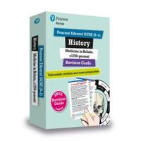 Pearson REVISE Edexcel GCSE History Medicine in Britain Revision Cards (With Free Online Revision Guide and Workbook): For 2024 and 2025 Exams (Revise Edexcel GCSE History 16)