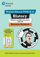 Pearson REVISE Edexcel GCSE (9-1) History Weimar and Nazi Germany Revision Notebook: For 2024 and 2025 Assessments and Exams (Revise Edexcel GCSE History 16)