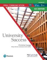 University Success GCC Advanced Oral Communication. Student Book & Student MyEnglishLab